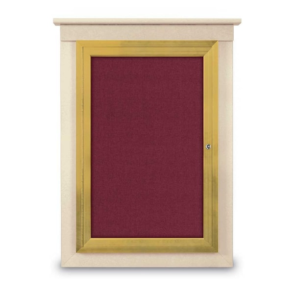 Letterboard, 48x36, Bronze/Burgundy